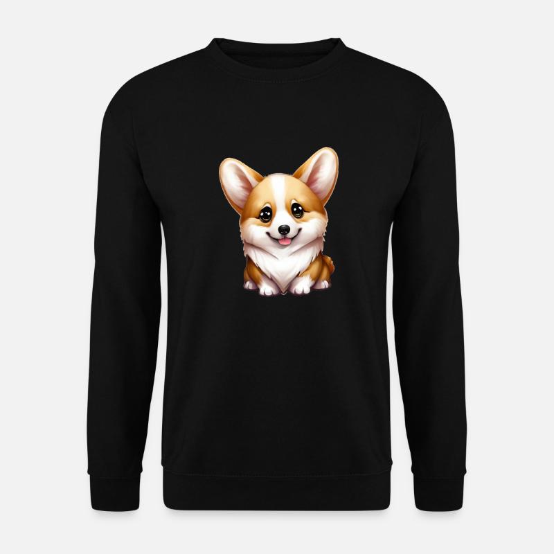 corgi - Unisex Pullover - Schwarz