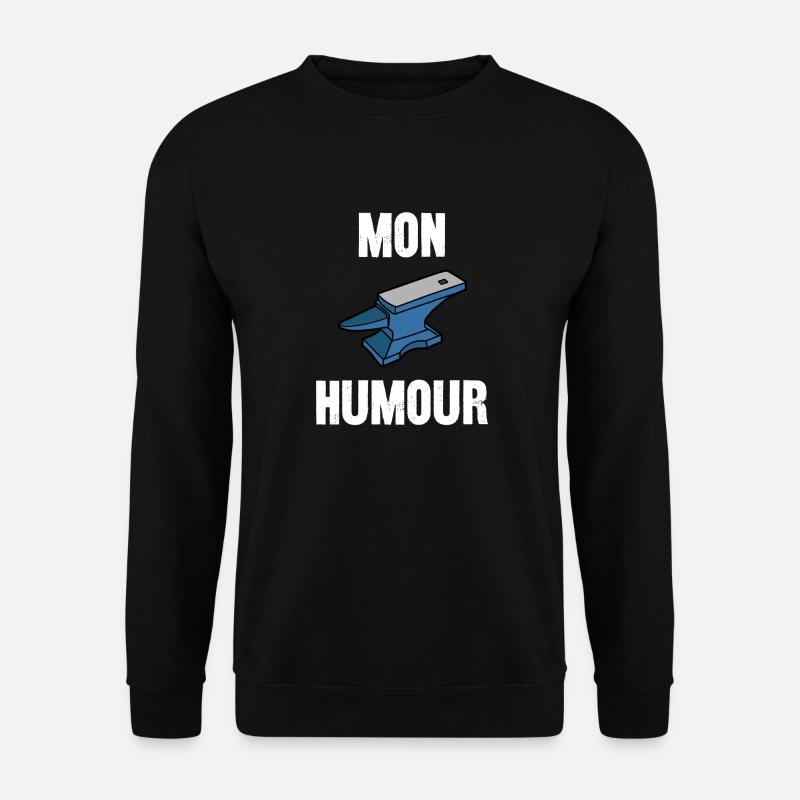 mon humour - Sweat-shirt Unisexe - noir