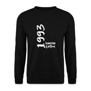 1993 limited edition - 30 years 2023 party making - Unisex Sweatshirt - black - Front - Alina (178cm) & Michal (187cm)
