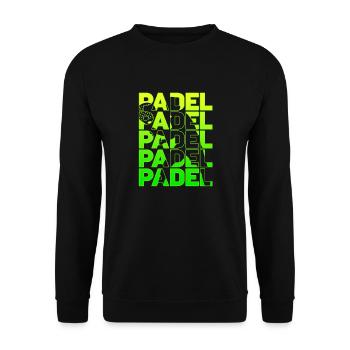 Padel Wallin - Sweat-shirt Unisexe - noir - Devant - Alina (178cm) & Michal (187cm)