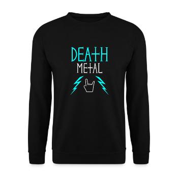 Musique death metal - Sweat-shirt Unisexe - noir - Devant - Alina (178cm) & Michal (187cm)