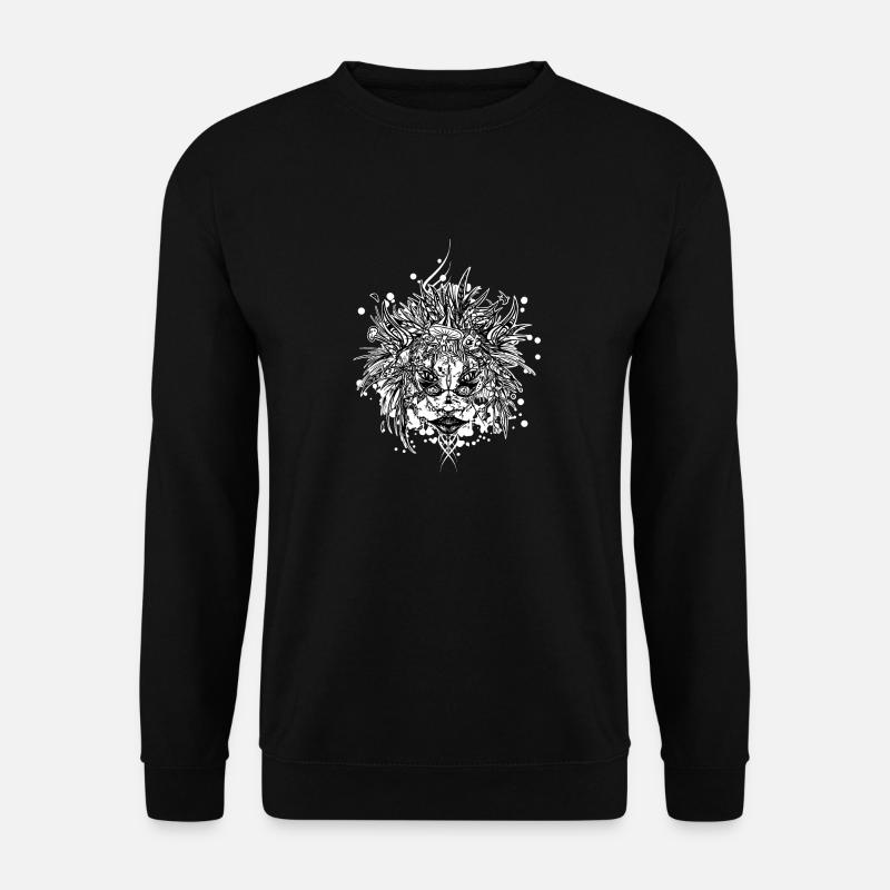 MASKEN-TOTEM - Unisex Pullover - Schwarz