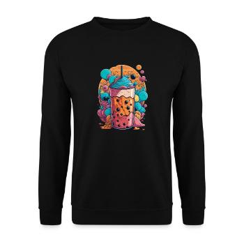 Cocktail d’été - Sweat-shirt Unisexe - noir - Devant - Alina (178cm) & Michal (187cm)