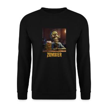 Zombier - Unisex Pullover - Schwarz - Vorne - Alina (178cm) & Michal (187cm)