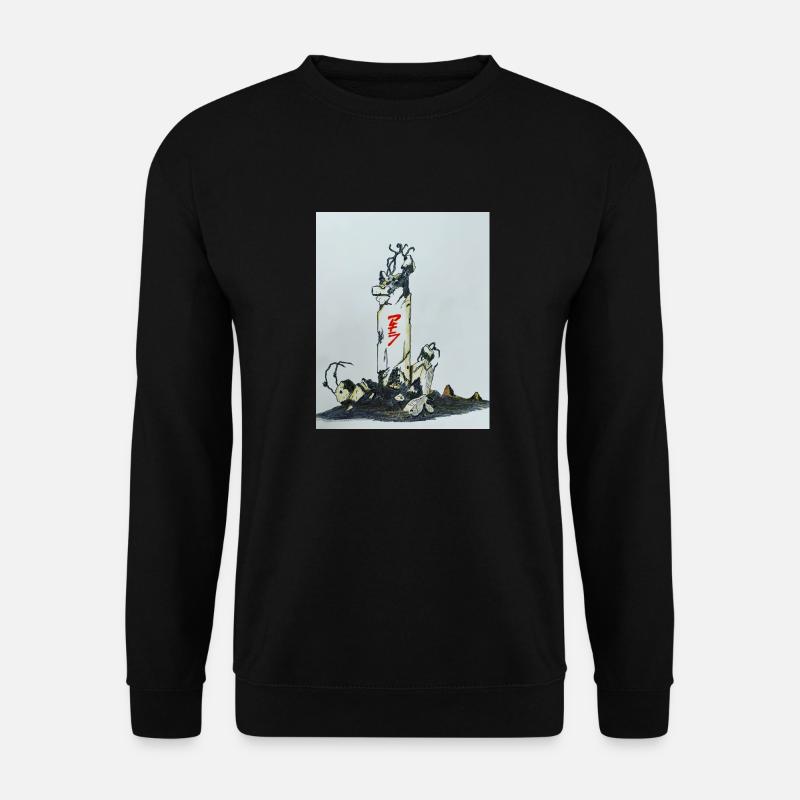 Zerstörung - Unisex Pullover - Schwarz