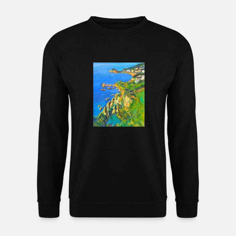 Das Meer im Frühling - Unisex Pullover - Schwarz