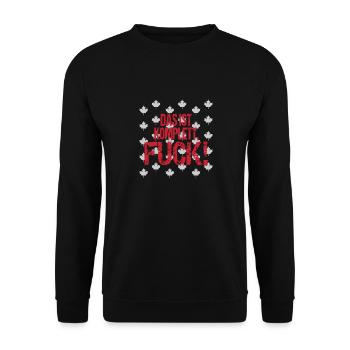kanada wildnis ahorn - Unisex Pullover - Schwarz - Vorne - Alina (178cm) & Michal (187cm)