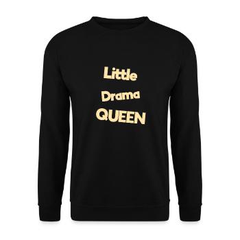 Baby Sayings - Unisex Sweatshirt - black - Front - Alina (178cm) & Michal (187cm)