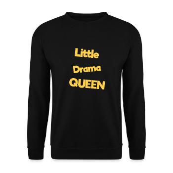 Baby Sayings - Unisex Sweatshirt - black - Front - Alina (178cm) & Michal (187cm)