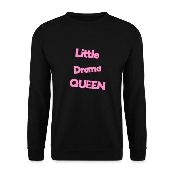 Baby Sayings - Unisex Sweatshirt - black - Front - Alina (178cm) & Michal (187cm)