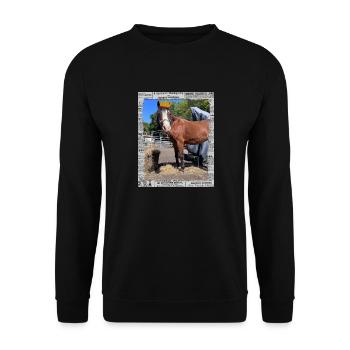 Sunny Princess - Unisex Pullover - Schwarz - Vorne - Alina (178cm) & Michal (187cm)