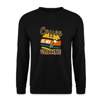Kaffee Cappuccino Latte Macchiato Coffee - Unisex Pullover - Schwarz - Vorne - Alina (178cm) & Michal (187cm)