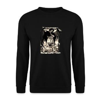Erzengel Heiliger Religion Gott Engel Glaube Michael - Unisex Pullover - Schwarz - Vorne - Alina (178cm) & Michal (187cm)