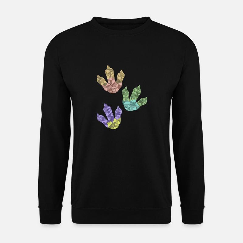 DINOSAURIER-Drucke - Unisex Pullover - Schwarz