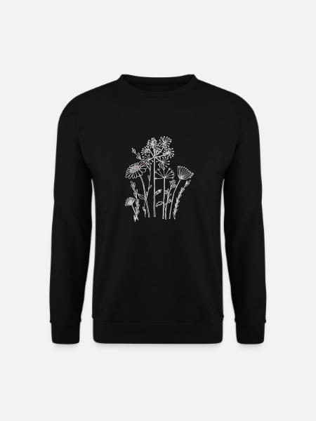 Fleurs séchées - Sweat-shirt Unisexe - noir