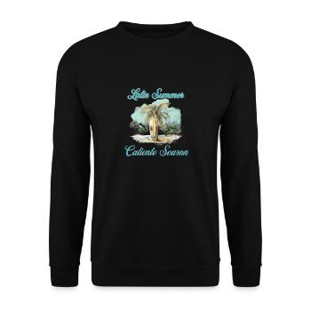 Mexican Spanish Latina Latino Summer Vacation - Unisex Pullover - Schwarz - Vorne - Alina (178cm) & Michal (187cm)