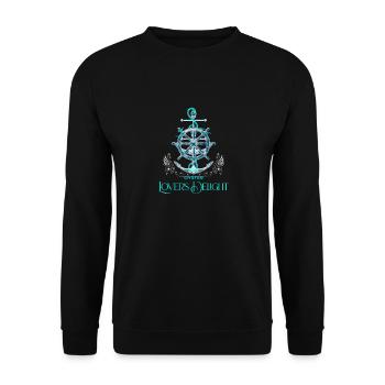 Shellfish Oyster Pearl Seafood Scallop Lover Food - Unisex Pullover - Schwarz - Vorne - Alina (178cm) & Michal (187cm)