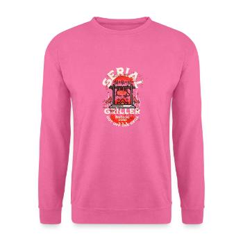 Serial Griller BBQ - Unisex Pullover - Pink - Vorne