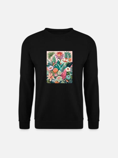 Flowerage - Unisex Sweatshirt - black