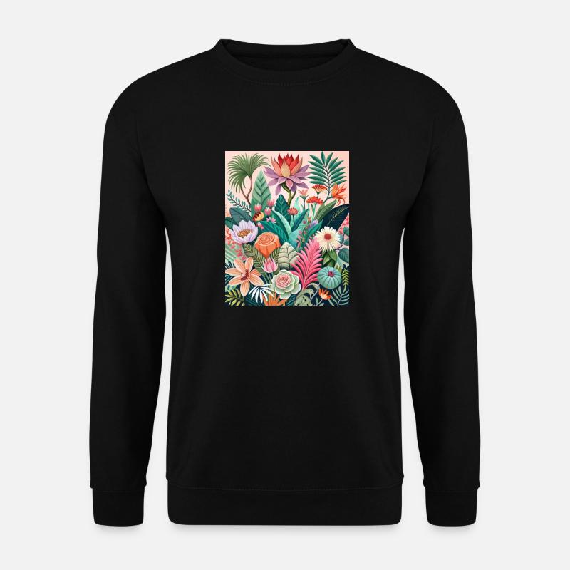 Flowerage - Unisex Sweatshirt - black