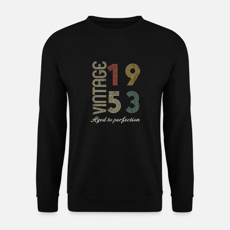 71 Year Anniversary Gift - 1953 - Unisex Sweatshirt - black