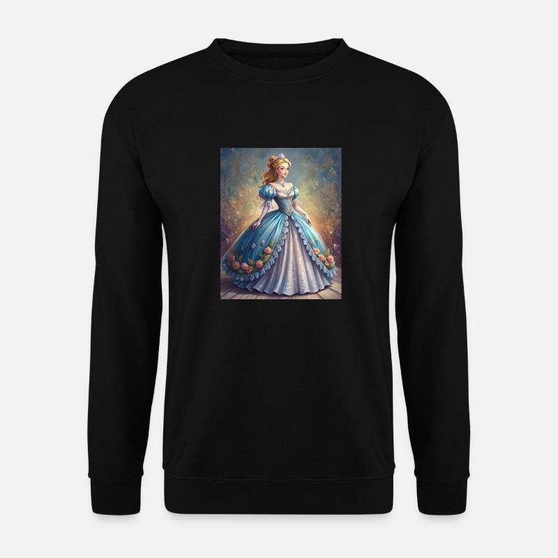 Königliche Eleganz - Unisex Pullover - Schwarz