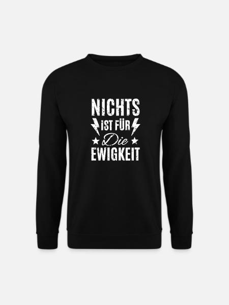 Rien n’est pour l’éternité - Sweat-shirt Unisexe - noir