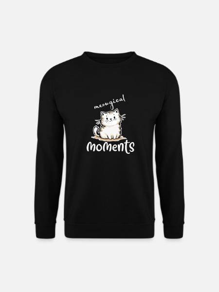 Let's Create Meowgical Moments! - Unisex Sweatshirt - black