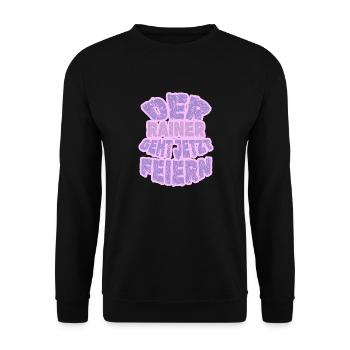 Rainer - Unisex Pullover - Schwarz - Vorne - Alina (178cm) & Michal (187cm)