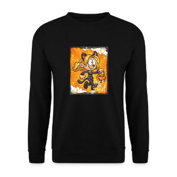 Cute Witch Halloween Trick Or Treat Fun - Unisex Sweatshirt - black - Front - Alina (178cm) & Michal (187cm)