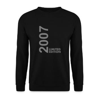 2007 Limited Edition - Unisex Sweatshirt - black - Front - Alina (178cm) & Michal (187cm)