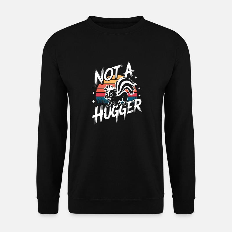 Animaux du zoo de mouffette - Sweat-shirt Unisexe - noir