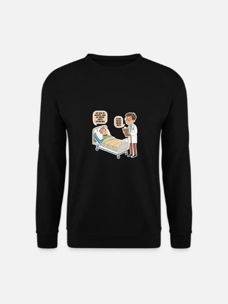 Nervös - Unisex Pullover - Schwarz