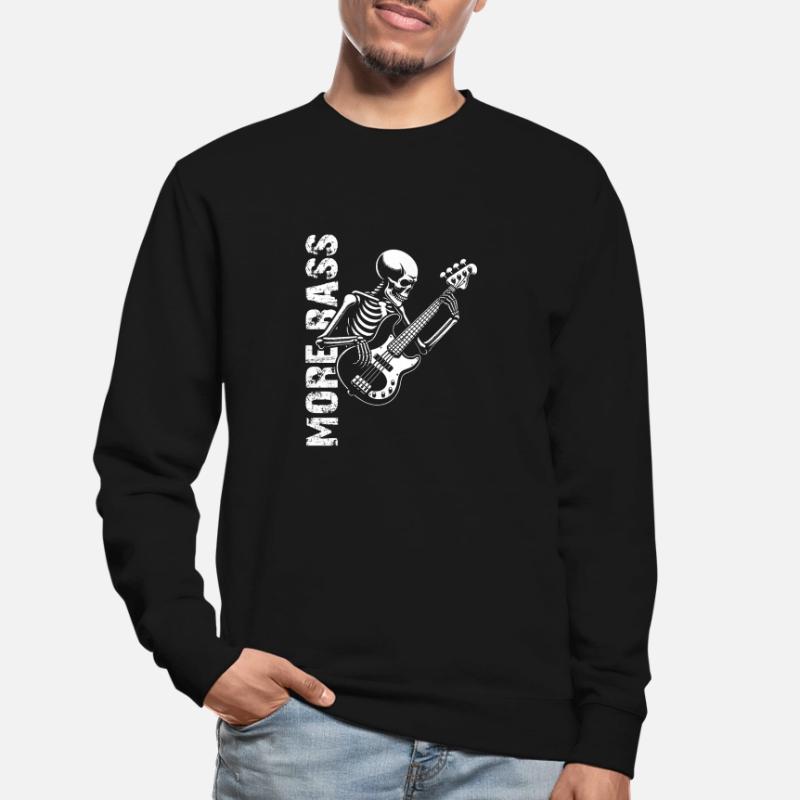 Plus Basse - Skeleton avec Basse Sweat-shirt Unisexe