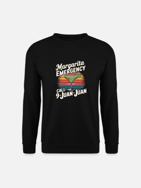 Fun cocktail saying - Unisex Sweatshirt - black