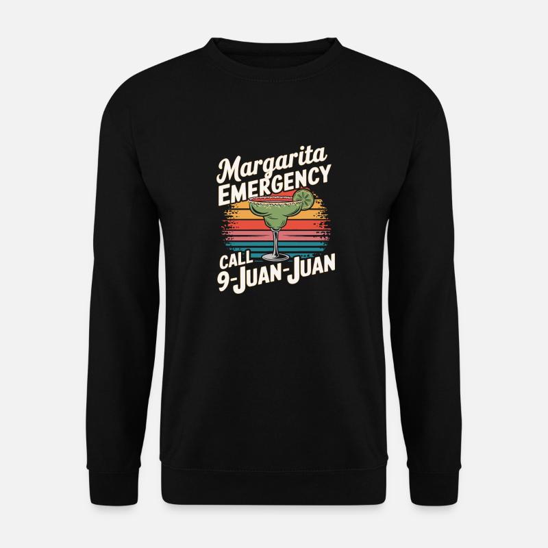 Fun cocktail saying - Unisex Sweatshirt - black