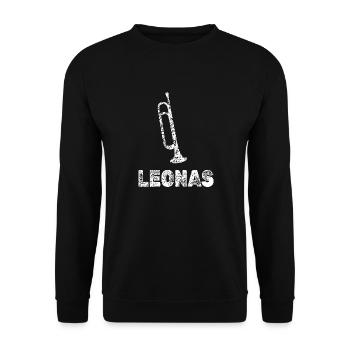 La fanfare de Leona - Sweat-shirt Unisexe - noir - Devant - Alina (178cm) & Michal (187cm)