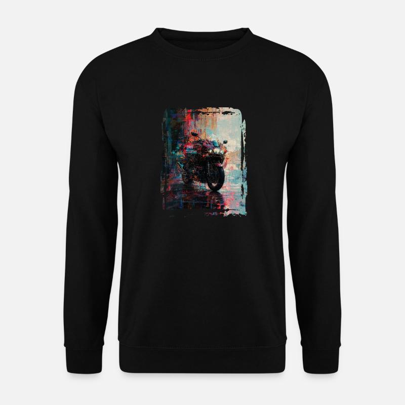 Motorcycle abstract - Unisex Sweatshirt - black