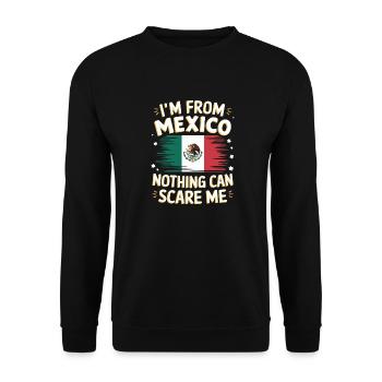 Mexico Mexico Mexican Spanish - Unisex Sweatshirt - black - Front - Alina (178cm) & Michal (187cm)