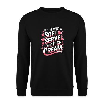 Joueurs de volley-ball Joueurs de beach-volley - Sweat-shirt Unisexe - noir - Devant - Alina (178cm) & Michal (187cm)