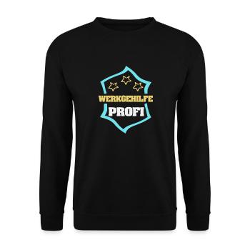 Gift for Assistant - Unisex Sweatshirt - black - Front - Alina (178cm) & Michal (187cm)