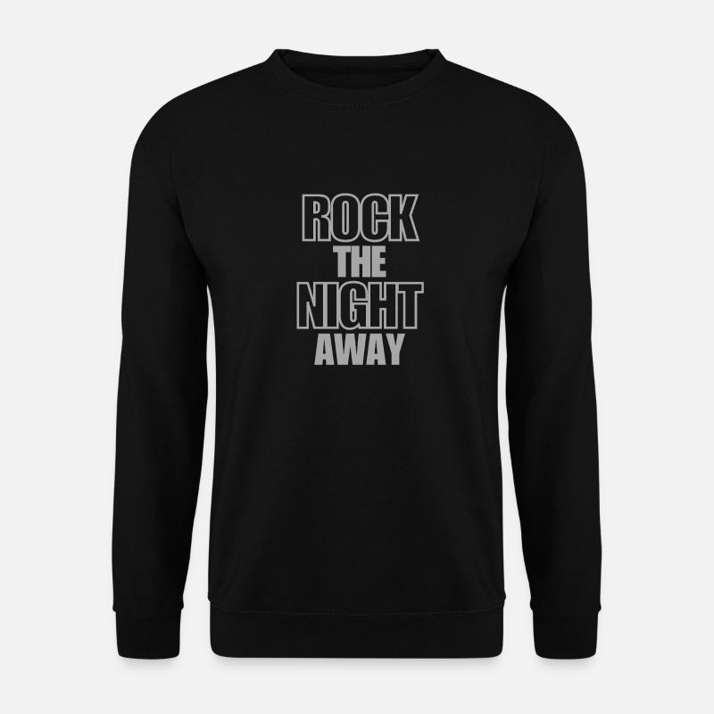 Rock toute la nuit - Sweat-shirt Unisexe - noir
