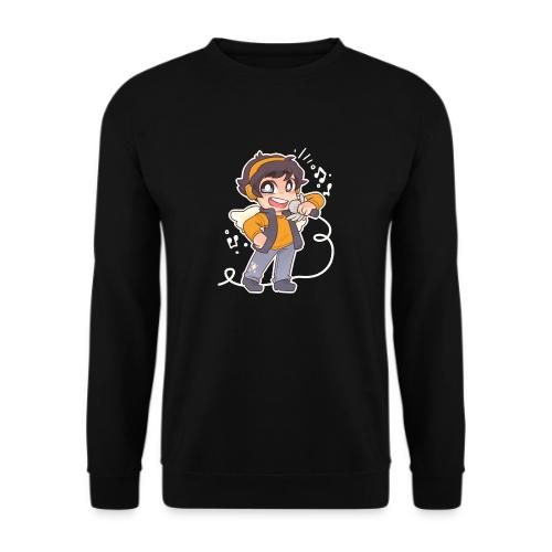 Boy with microphone and wings - Unisex Sweatshirt