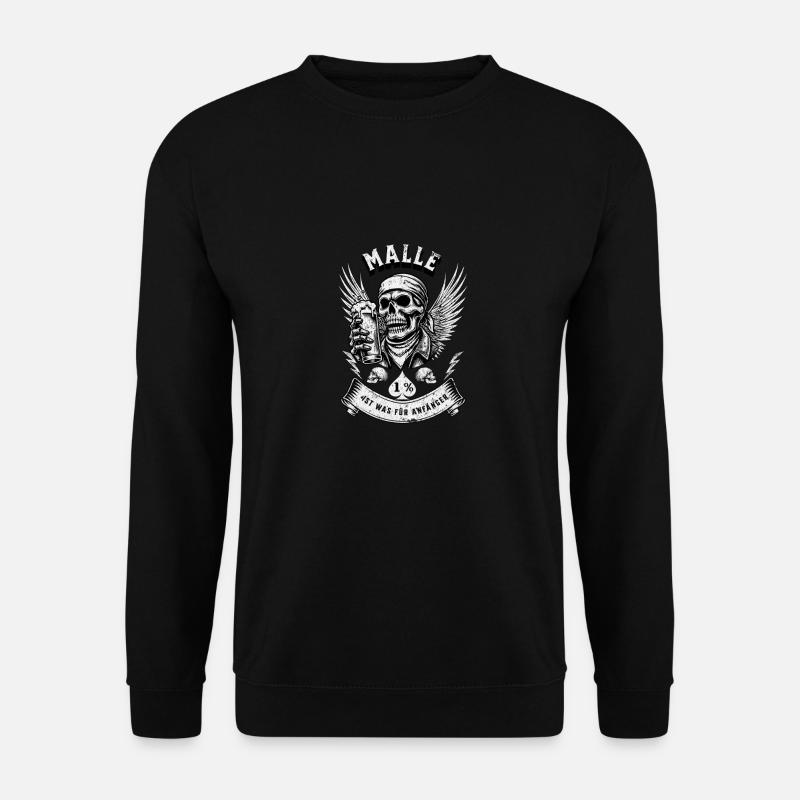 Malle is for beginners - Unisex Sweatshirt - black