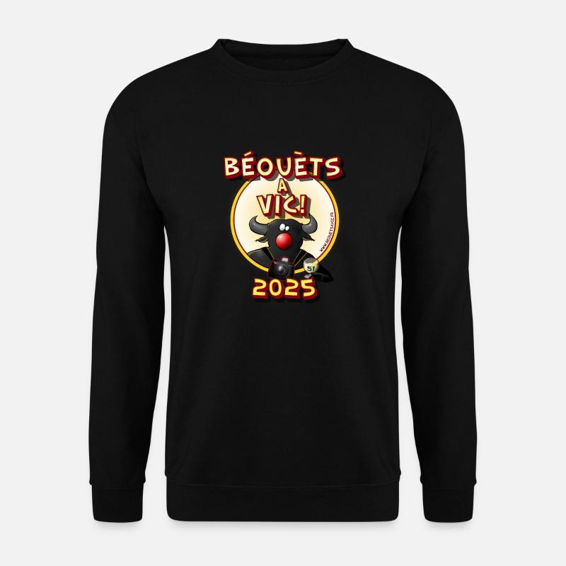 beouets front 2025 - Sweat-shirt Unisexe - noir