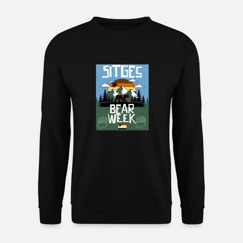 Bärenwoche in Sitges - Unisex Pullover - Schwarz
