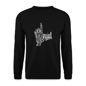 Crâne de hors-la-loi Gangs d’autoroutes Mort de motard - Sweat-shirt Unisexe - noir - Devant - Alina (178cm) & Michal (187cm)