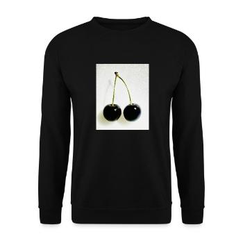 Cerise - Sweat-shirt Unisexe - noir - Devant - Alina (178cm) & Michal (187cm)