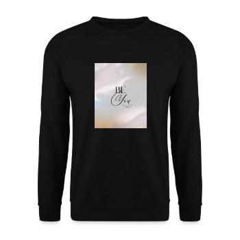 BE YOU ALWAYS - Unisex Sweatshirt - black - Front - Alina (178cm) & Michal (187cm)