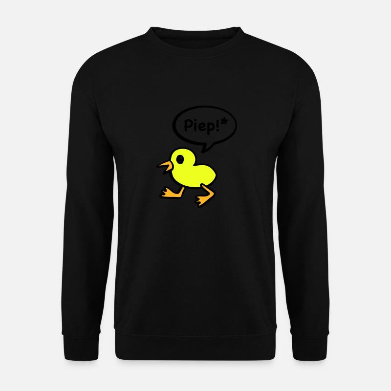 bip oiseau - Sweat-shirt Unisexe - noir